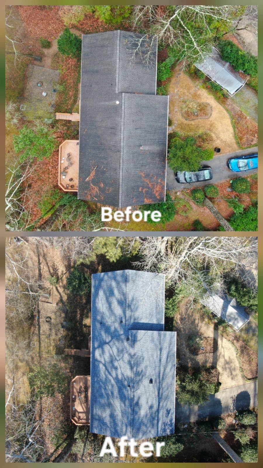 Real roofing project in Johns Creek