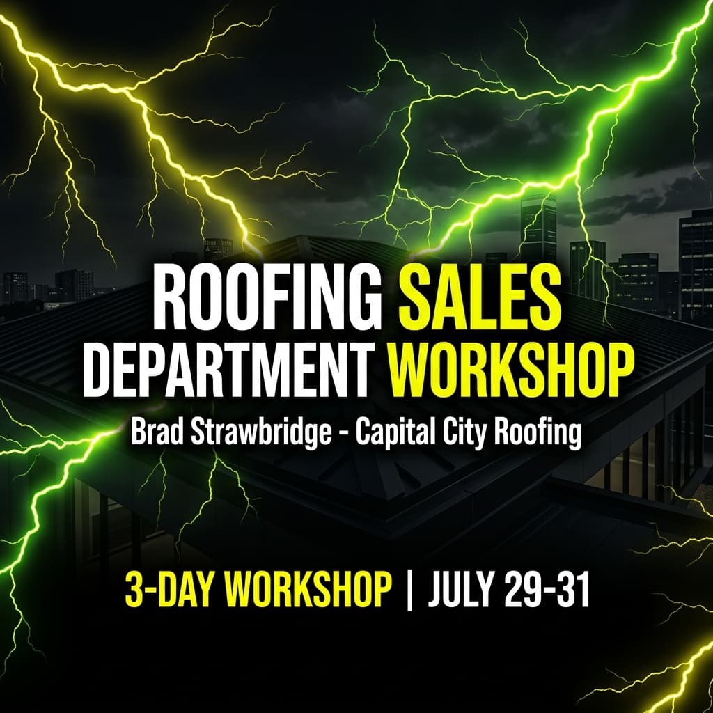 Brad Strawbridge Speaking at the Business411 Roofing Sales Department Workshop