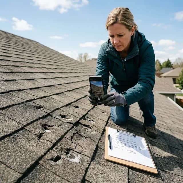 Storm Damage Documentation for Insurance Claims