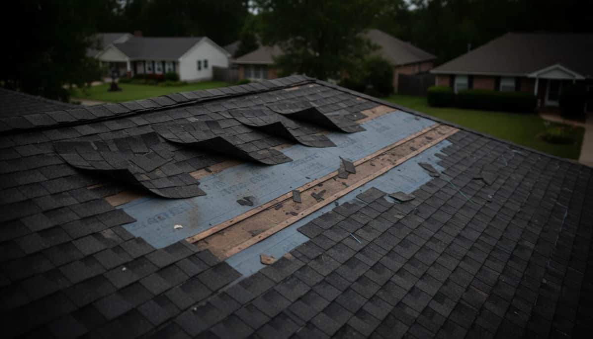 Storm damage roofing