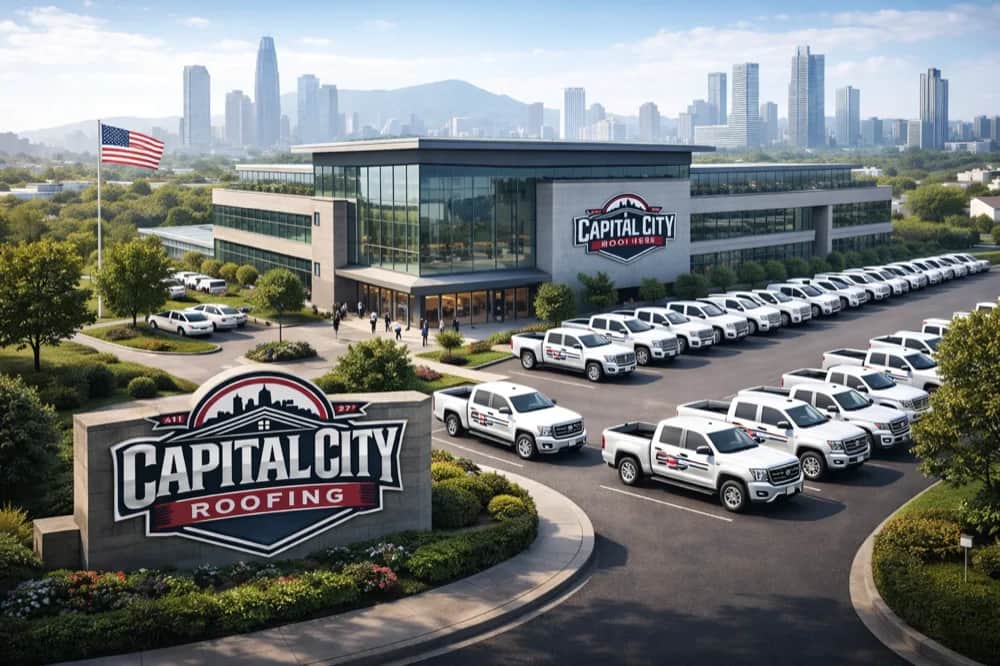 Capital City Roofing vision headquarters powering BuilderLync technology