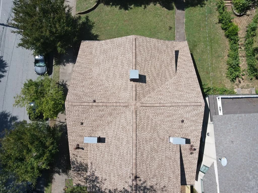 GAF Timberline HDZ Shakewood Roof Replacement in Atlanta, GA photo 2