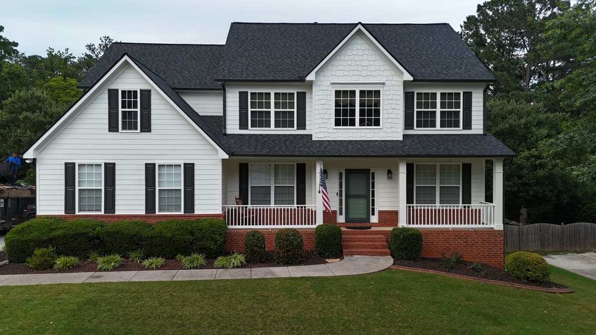 CertainTeed Landmark Pro Moire Black Roof Replacement photo 9