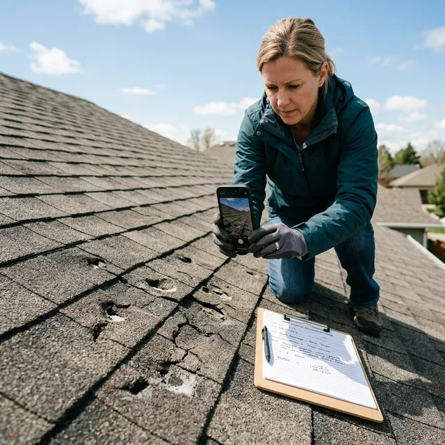 Storm Damage Documentation for Insurance Claims | Capital City Roofing