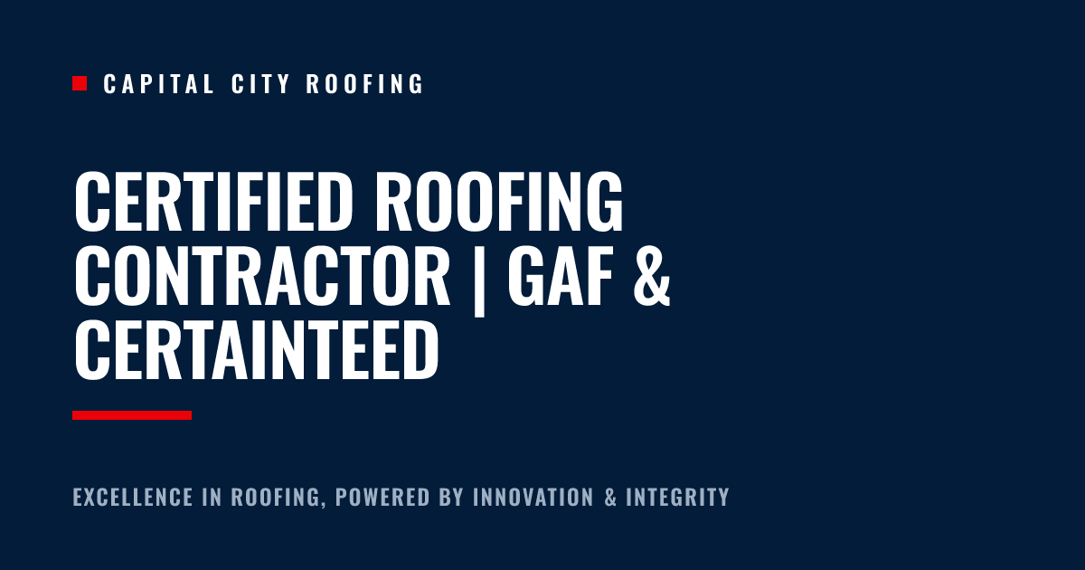 Certified Roofing Contractor | GAF & CertainTeed | CCR